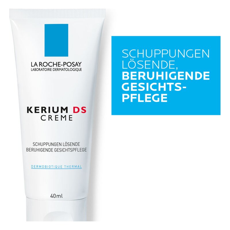 Körperpflegecreme in einer weißen Tube mit blauem und rotem Label, zur beruhigenden Gesichtsbehandlung.
