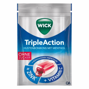 WICK Triple Action Hustenbonbons mit Menthol zuckerfrei