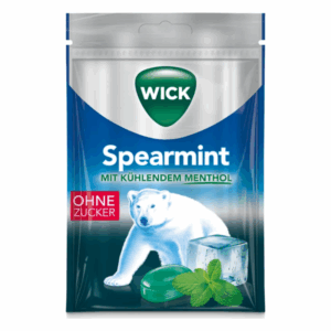 WICK Spearmint Hustenbonbons mit Menthol zuckerfrei
