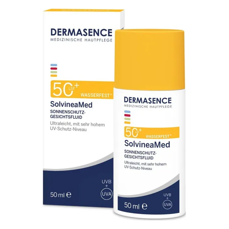DERMASENCE SolvineaMed Sonnenschutz-Gesichtsfluid LSF 50+